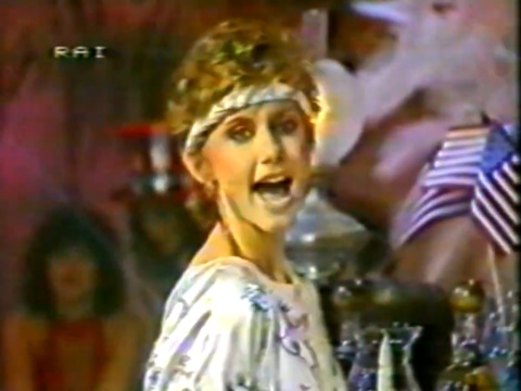 Olivia Newton-John on Che si Beve Stasera, Italy 1981
