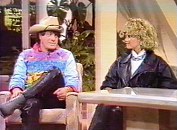 Olivia Newton-John with with Molly Meldrum