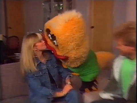 Olivia Newton-John on The Early Bird Show with Darryl Cotton 1989