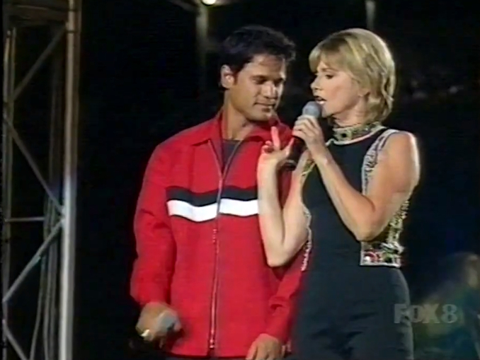 Olivia Newton-John Super League Cup Grand Final September 1997
