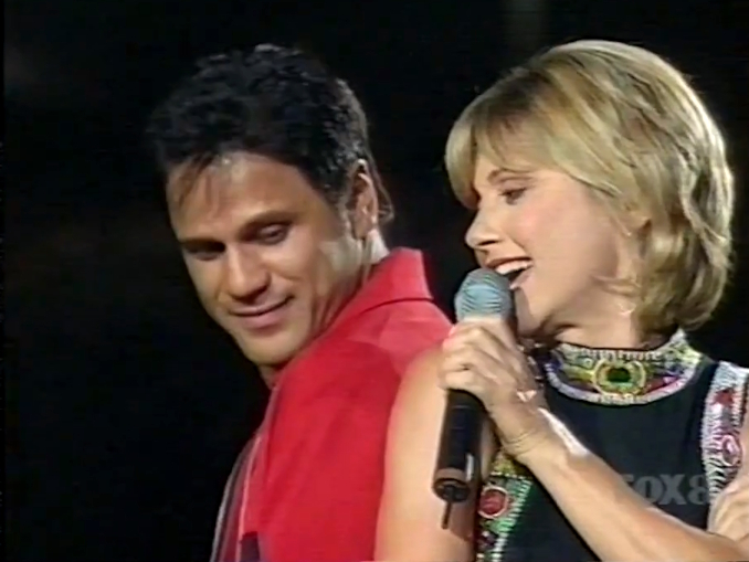 Olivia Newton-John Super League Cup Grand Final September 1997