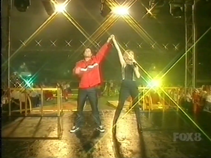 Olivia Newton-John Super League Cup Grand Final September 1997