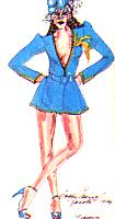 Xanadu costume sketch